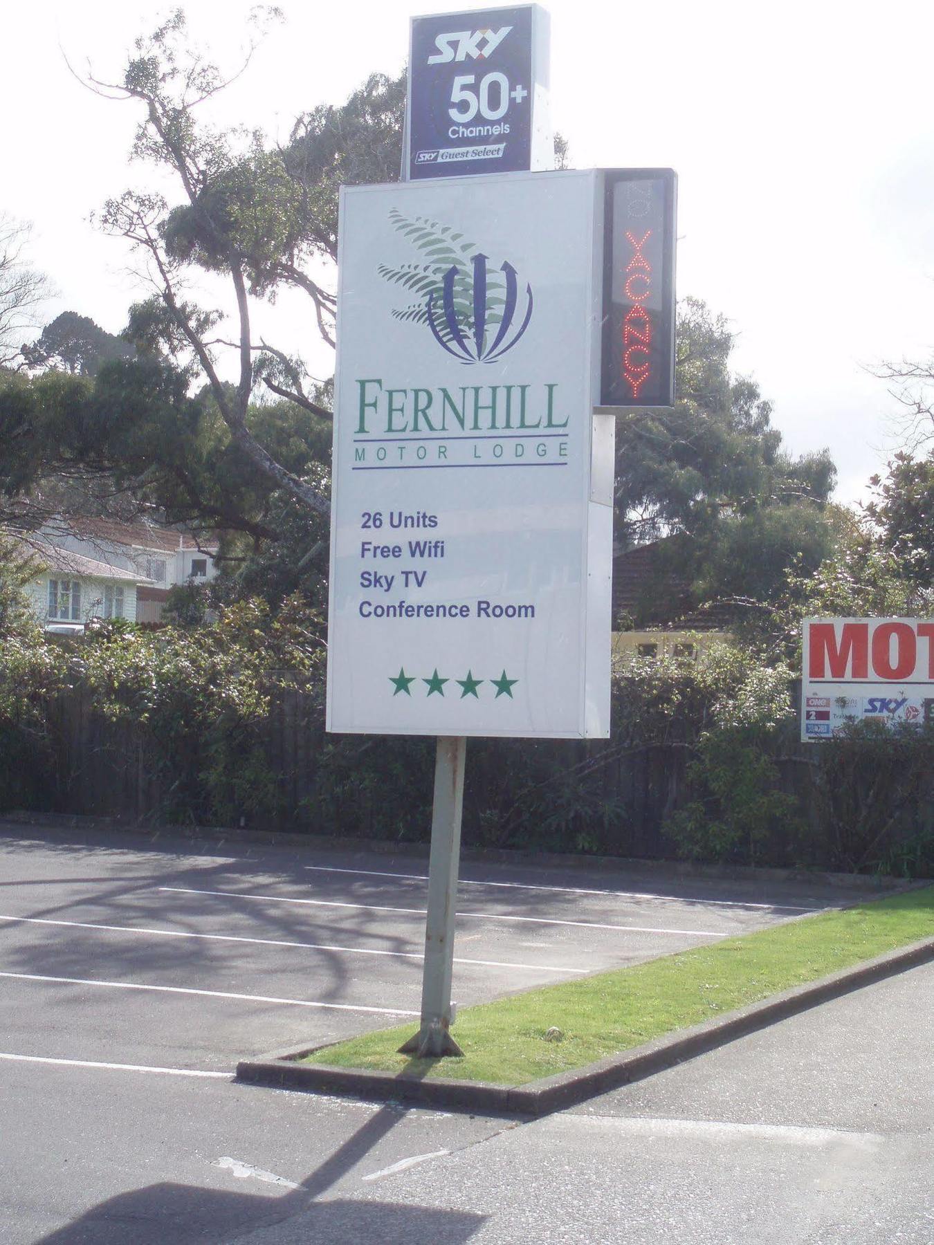 Fernhill Motor Lodge Lower Hutt Eksteriør bilde